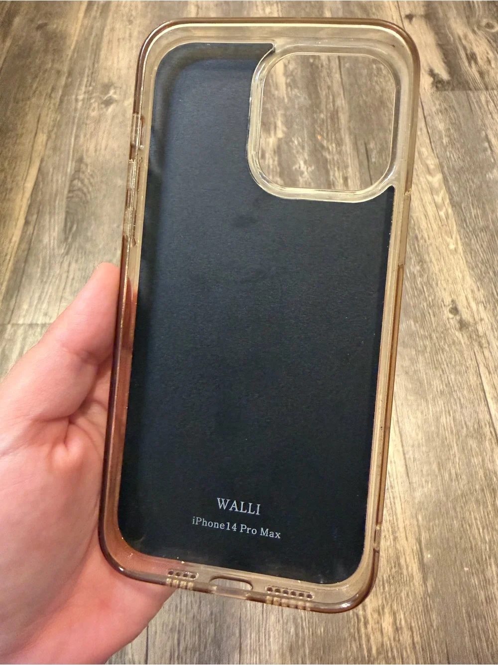 Walli iPhone 14 Pro Max Wallet Phone Case Desert Sunset Print Vegan Leather
